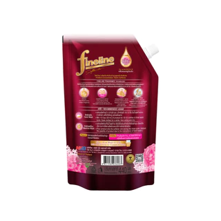 Fineline ไฟน์ไลน์ ปรับผ้านุ่มสูตรเข้มข้นพิเศษ วันฟอร์ออล 440 มล. x1 ถุงสีแดง