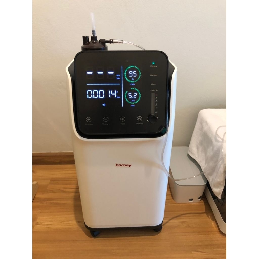 Axi(ผ่อนได้) เครื่องผลิตออกซิเจน 5 ลิตร TTT Medical ความเข้มข้นคงที่ 95% พร้อมส่ง มาตราฐานเยอรมัน