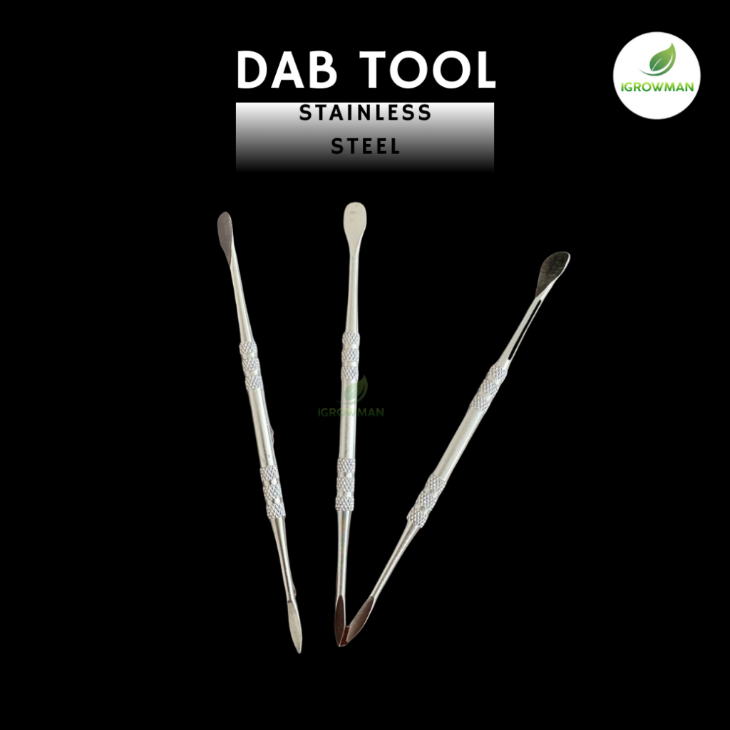 Dab Tool Stainless Steel ไม้แด๊บ สแตนเลส แบบสองหัว ไม้ตักแด๊บ ไม้ตักโรซิ่น tool with rosin