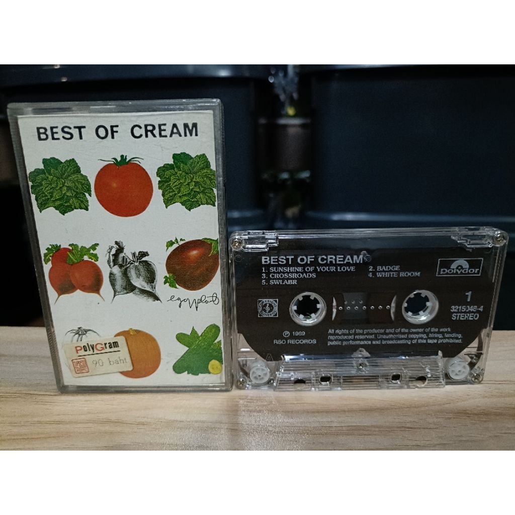 เทป Best of Cream(วงเก่า Eric Clapton)