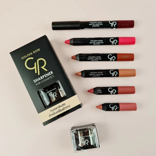 Golden Rose/โกลเด้น โรส กบเหลาลิปดินสอ สำหรับเครื่องสำอาง Golden Rose Sharpener(กบเหลาลิปเครย