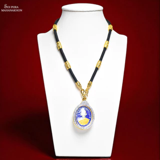 สร้อยพระเชือกร่มลายไทย ใส่พระได้ 1-6องค์ [มีเก็บเงินปลายทาง]