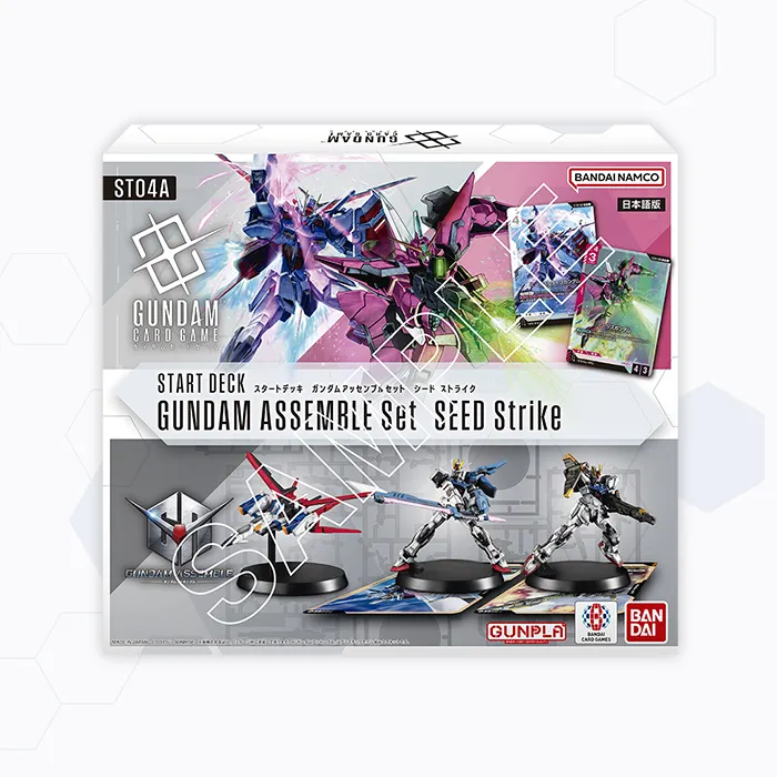 พร้อมส่ง STARTER DECK GUNDAM ASSEMBLE SET SEED Strike [ ST04A ] ของใหม่