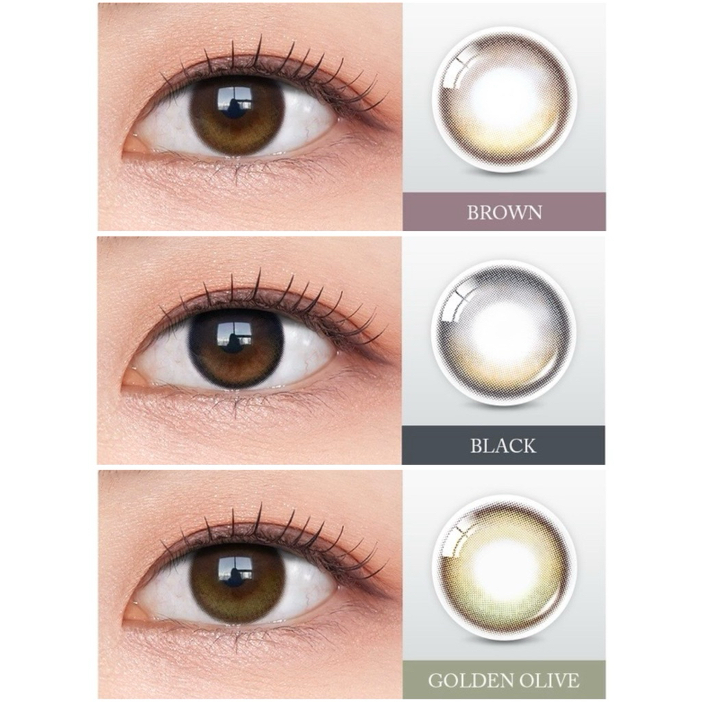 (1day) OLENS รุ่น EYELIGHTER GLOWY 1DAY คอนแทคเลนส์เกาหลี