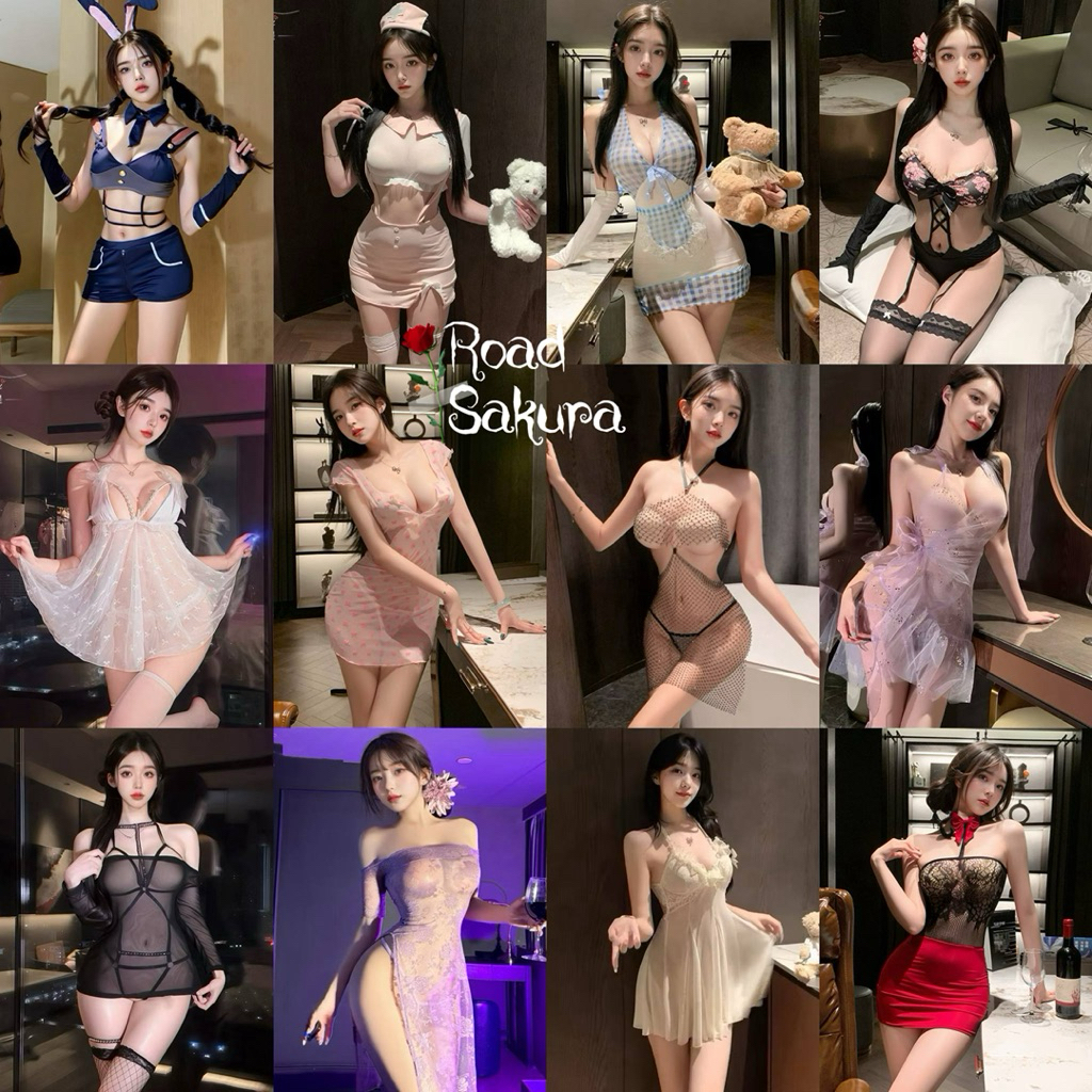 ชุดนอนเซ็กซี่ ชุดนอนไม่ได้นอน ชุดนอนซีทรู RT DD010 ซีทรูหวาน 🌹เกรดพรีเมี่ยมแท้ 🚚ส่งไวจากไทย1-3วัน