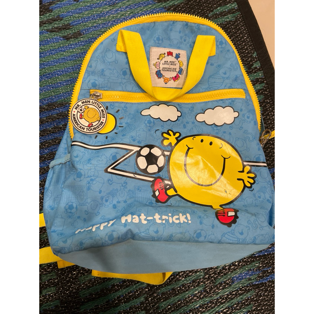 American tourists bag เป้เด็กอนุบาล สีฟ้า แท้จาก shop