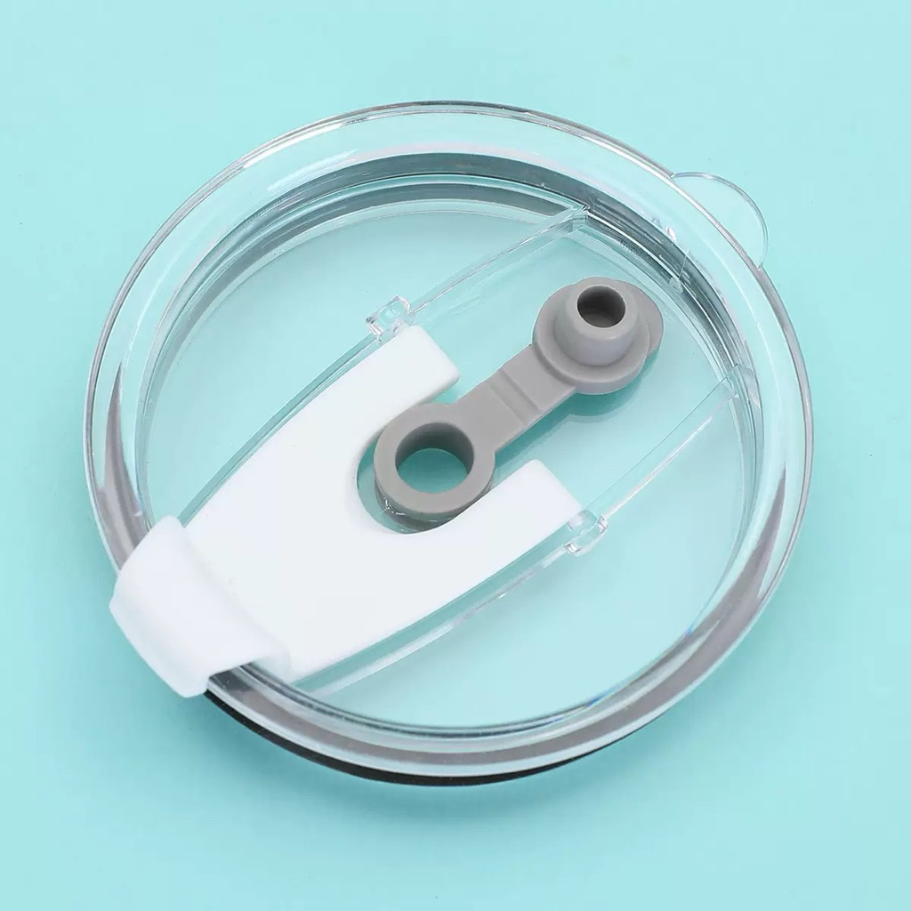 ฝาปิดแก้วน้ำ 20oz พลาสติกใส พร้อมช่องเปิดปิด ใช้กับแก้วสแตนเลส