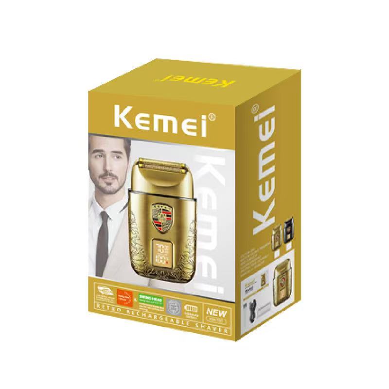 แบตตาเลี่ยนไฟฟ้า kemei KM-T93 กันน้ำได้ โกนหนวดตัดแต่งทรงผม ที่ตัดผมไร้สาย เสียงเงียบ (พร้อมส่งจากไทย) - รูปที่ 3