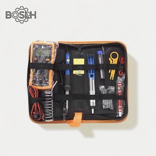 BOSLH หัวแร้งบัดกรี 26 รายการ 60W ปรับอุณหภูมิได้ จอแอลซีดีหัวแร้งไฟฟ้า หัวแร้ง ปัมเครื่องมือเชือม