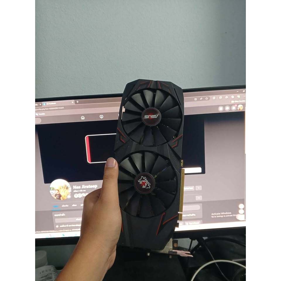 การ์ดจอ GTX1070 TI 8G (ต่อไฟ 8 พิน)