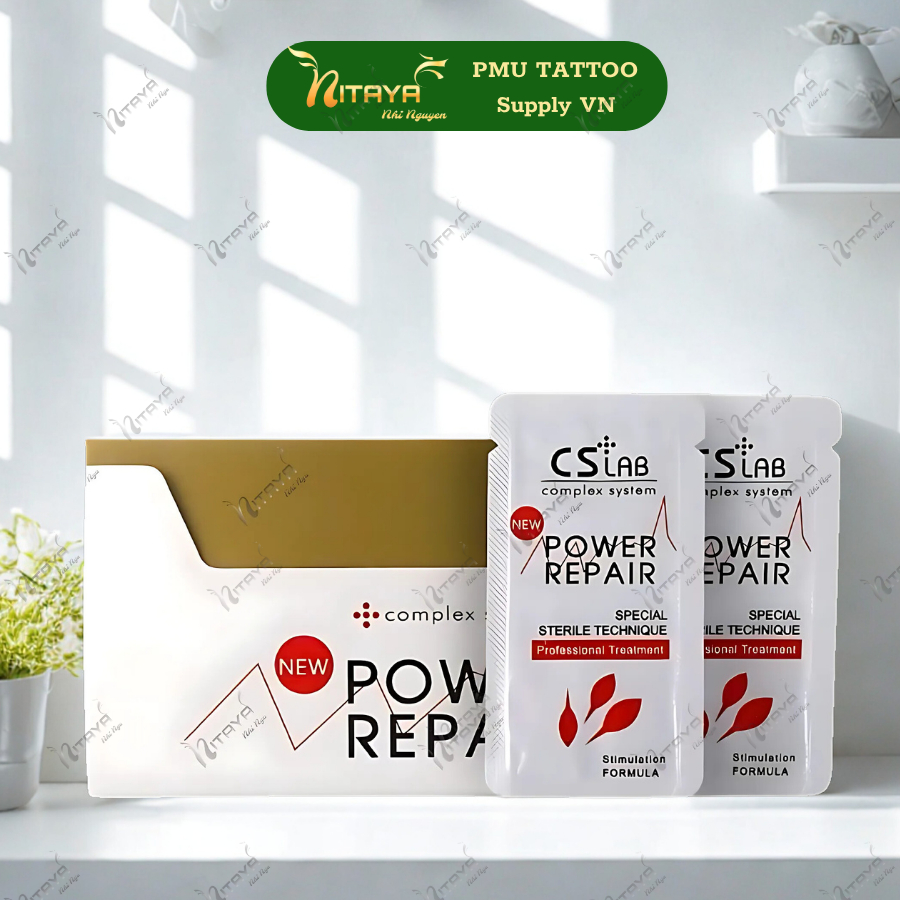 CSLab Power Repair Aftercare Ointment – บำรุงหลังสักคิ้ว & ริมฝีปาก