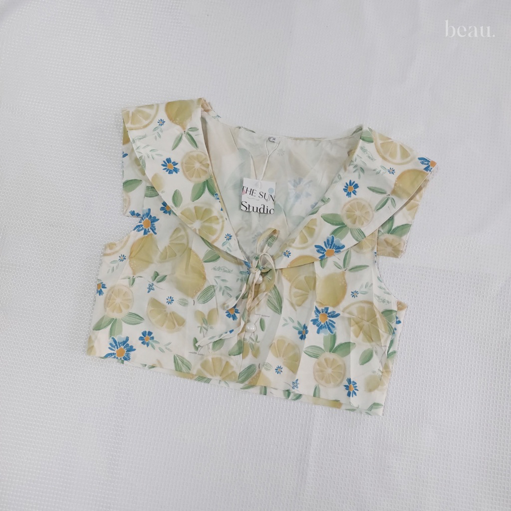♡｡*✲( The Sun Studio เสื้อลายเลมอน ) | มือหนึ่งมีป้าย