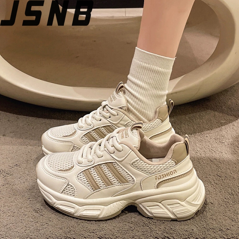รองเท้าผ้าใบผู้หญิง ส้นเตี้ย เบาสบาย นุ่มสุดๆ ใส่เดินทั้งวัน ใส่ในร่ม/เดินเที่ยว