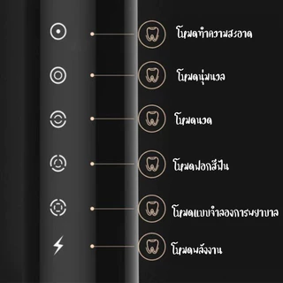 PAE-2411 แปรงสีฟันไฟฟ้า หัวแปรง4หัว แปรงสีฟัน แปรงสีฟันไฟฟ้าอัลตราโซนิก แปรงสีฟันไฟฟ้าสําหรับผู้ใหญ่ แบบชาร์จUSB