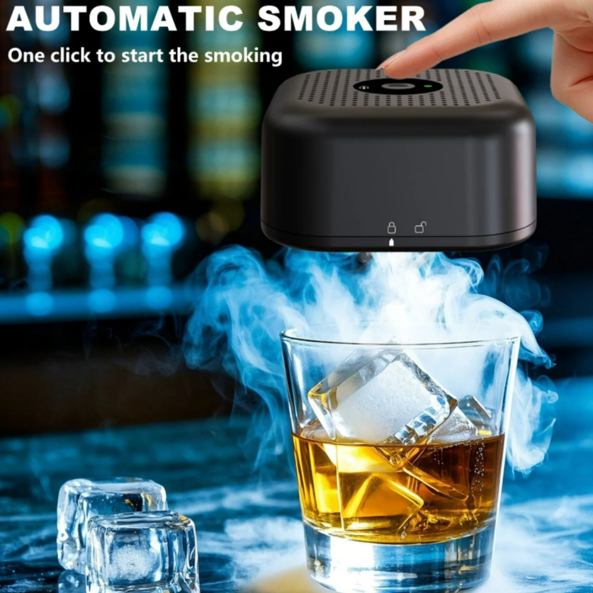 เครื่องทําควัน ที่พ่นควันอาหารและเครื่องดื่ม Smoke Maker Cooking Whiskey