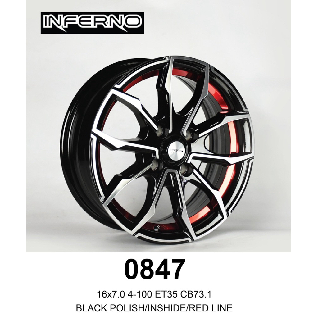 ล้อแม็กขอบ16 4x100 INFERNO