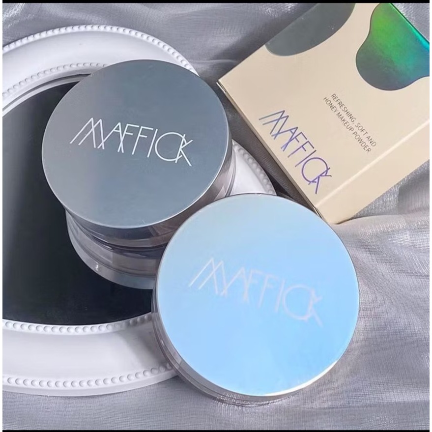 MAFFICK Refreshing Soft & Honey Makeup Powder  แป้งฝุ่นเนื้อละเอียด ปริมาณ 15 g.