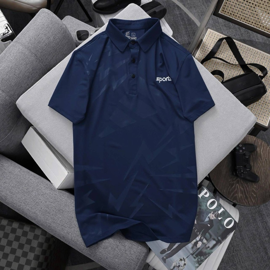 พร้อมส่ง! เสื้อกีฬาสปอร์ตคอปก SPORTS เสื้อบอล มีครบไซส์ผ้านิ่มใส่สบายใส่ออกกำลังกาย ระบายความร้อนได้ดี - รูปที่ 6