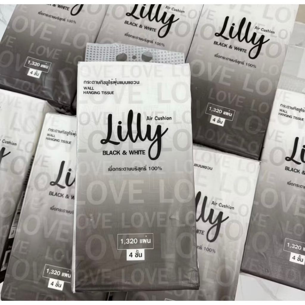 กระดาษทิชชู่ Lilly 1ลัง4หิ้ว