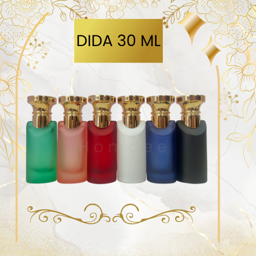 ขวดดีด้า 30 มล. สีสัน สวยๆ มี 6 สี ขวดแก้วหนามาก