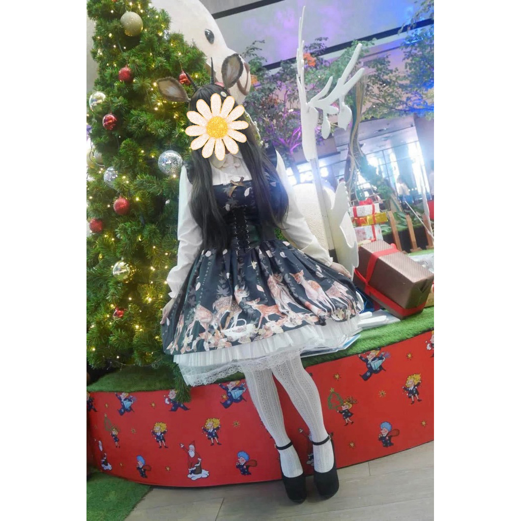 🎀 JSK lolita 🎀 ชุดโลลิต้าลายกวาง