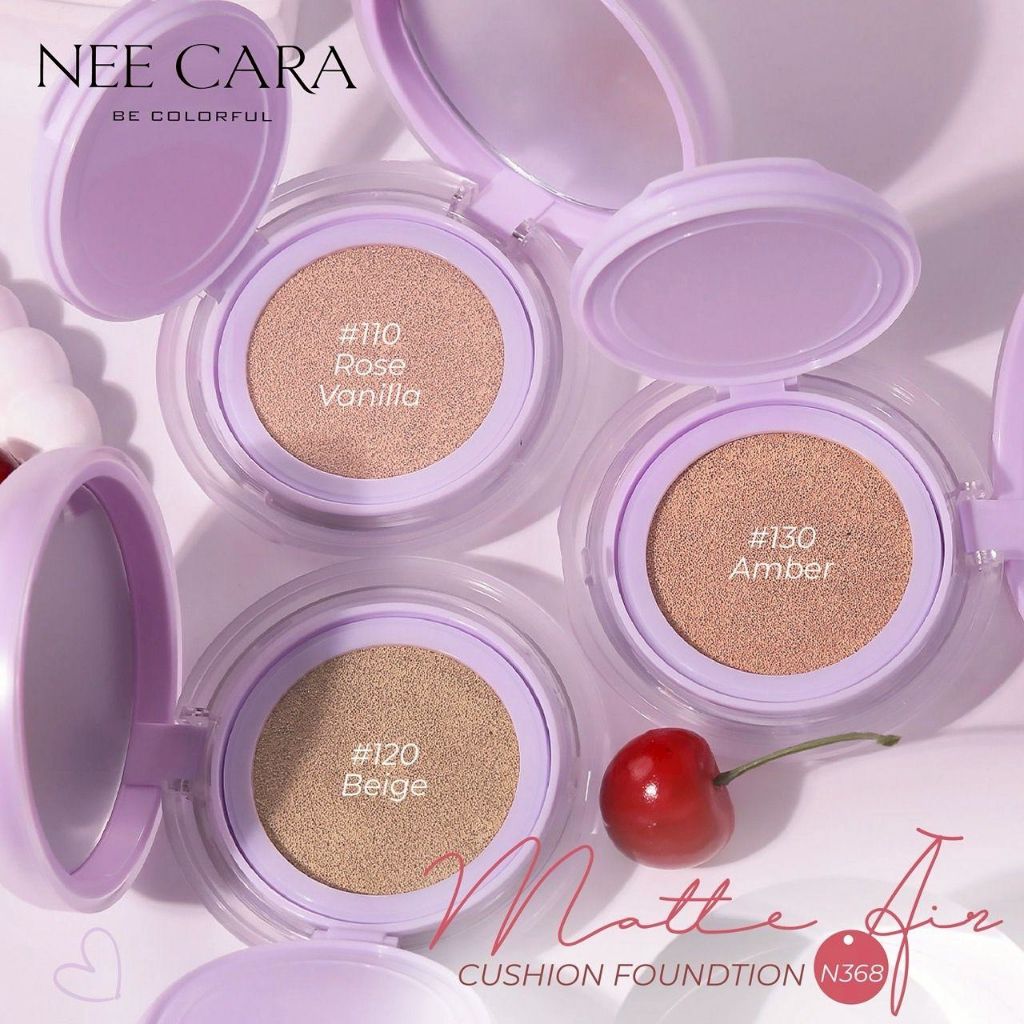 N368 คุชชั่น เนื้อแมท MATTE AIR CUSHION FOUNDATION NEECARA