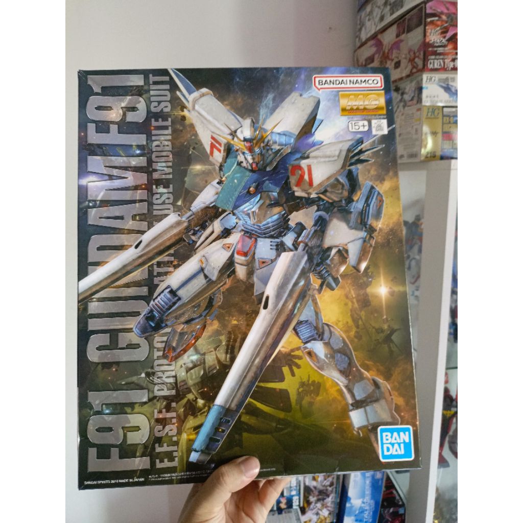 MG 1/100 Gundam F91 กล่องบุบ