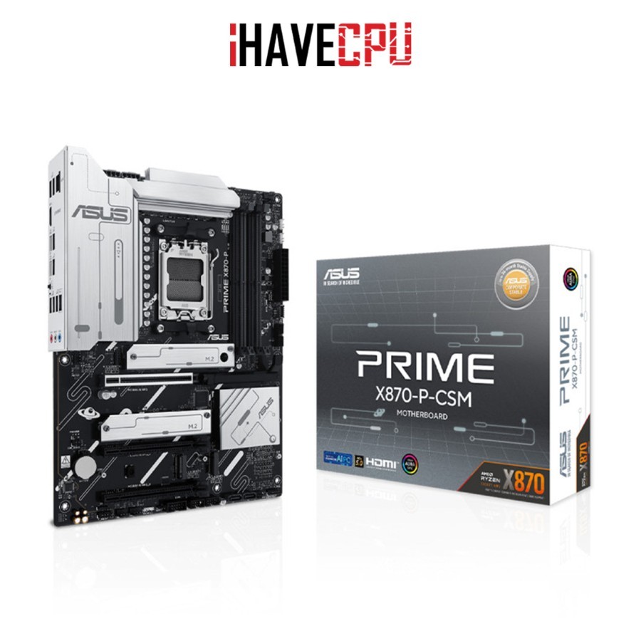เมนบอร์ด (mainboard) iHAVECPU(AM5) ASUS PRIME X870-P-CSM