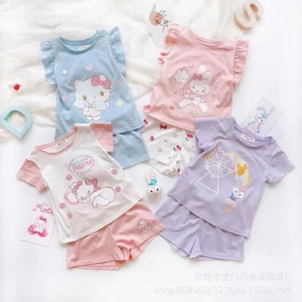 J01 ชุดเด็ก เสื้อผ้าเด็ก ผ้านิ่มเด้ง ไซส์90-130