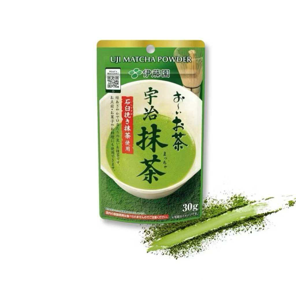 🇯🇵พร้อมส่ง🇹🇭 ผงมัจฉะ Itoen Oi Ocha Uji Matcha 30g. สีสดใส บดจากใบชาเขียวแท้จากญี่ปุ่น