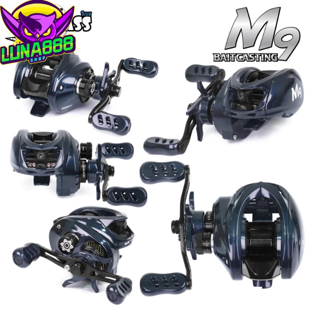 รอกเบท WEEBASS รุ่น M9 Gear Ratio : 7.0:1 Ball Bearing : 10+1 ( 6 Stainless Steel )