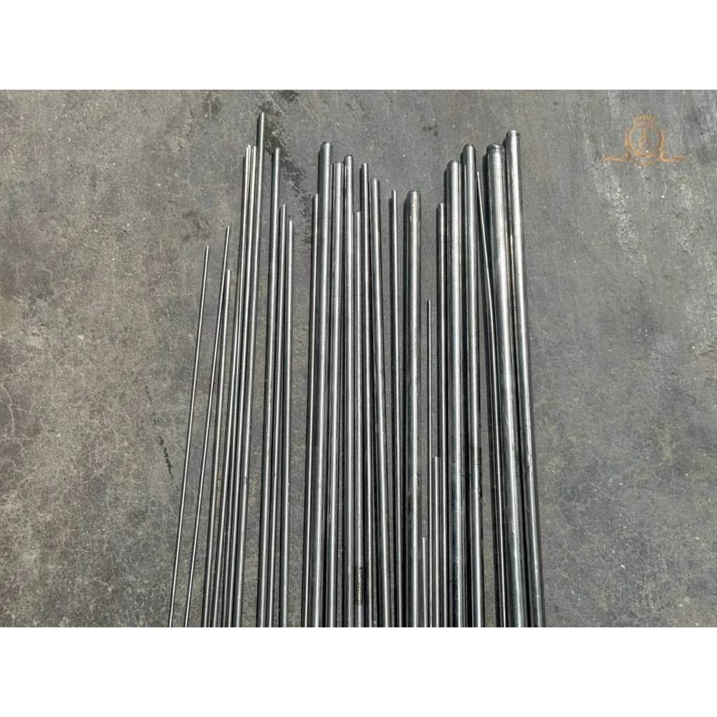เพลาสแตนเลส SUS304 ขนาด 4 5 6 7 8 10 mm เหล็กเพลา ความยาวหลายขนาด ไม่เป็นสนิม เเข็งเเรงทนทานตัดเเปลงงานต่าง