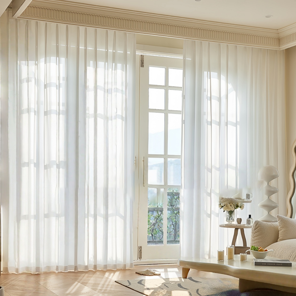 แนะนำ ผ้าม่าน ผ้าม่านโปร่ง ผ้าม่านสีขาว ผ้าม่านโปร่ง ตาไก่/ตะขอ ผ้าม่านประตูโปร่ง ผ้าม่าน ผ้าคุณภาพสูง จัดส่งภายในวันเดียวกัน ราคาพิเศษ มีเก็บเงินปลายทาง