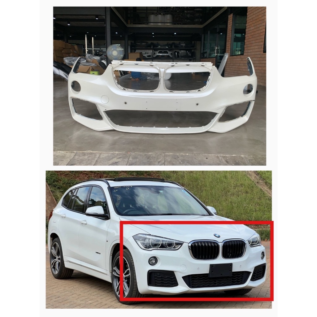 กันชนหน้า BMW X1 Msport โฉม F48 Msport ของแท้มือสองสภาพสวย