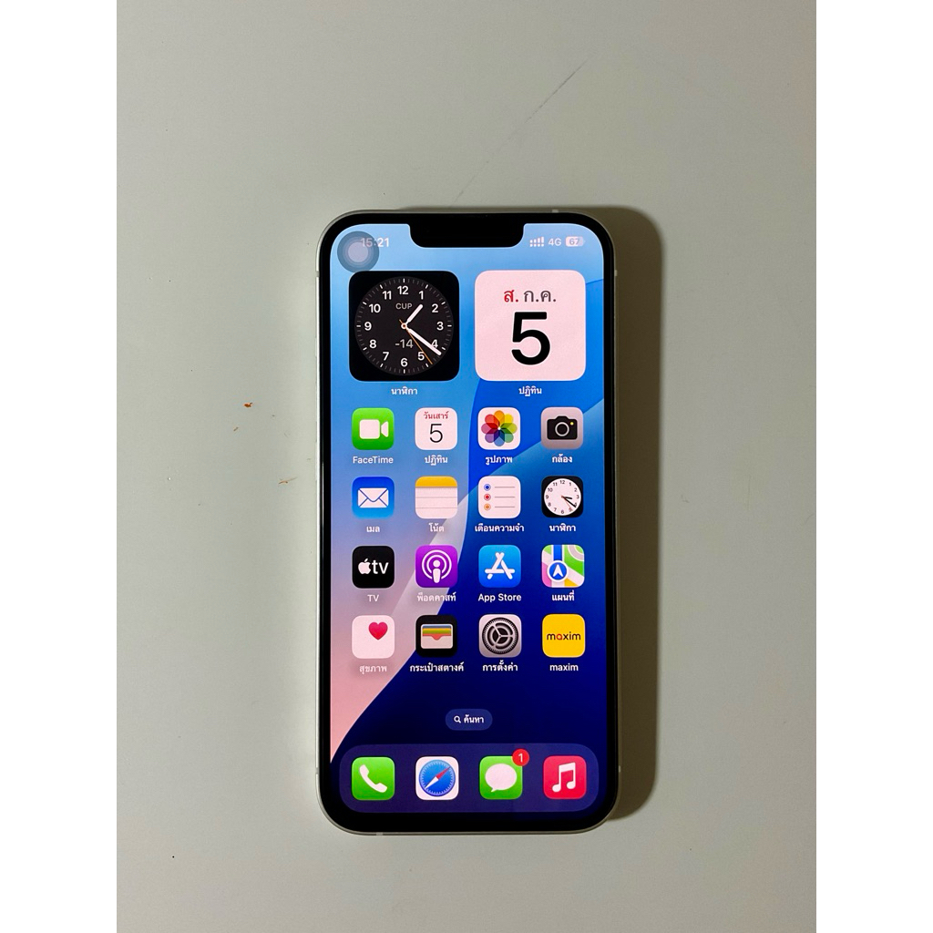 โทรศัพท์ lPHONE 13 สีขาว 128GB มือสอง