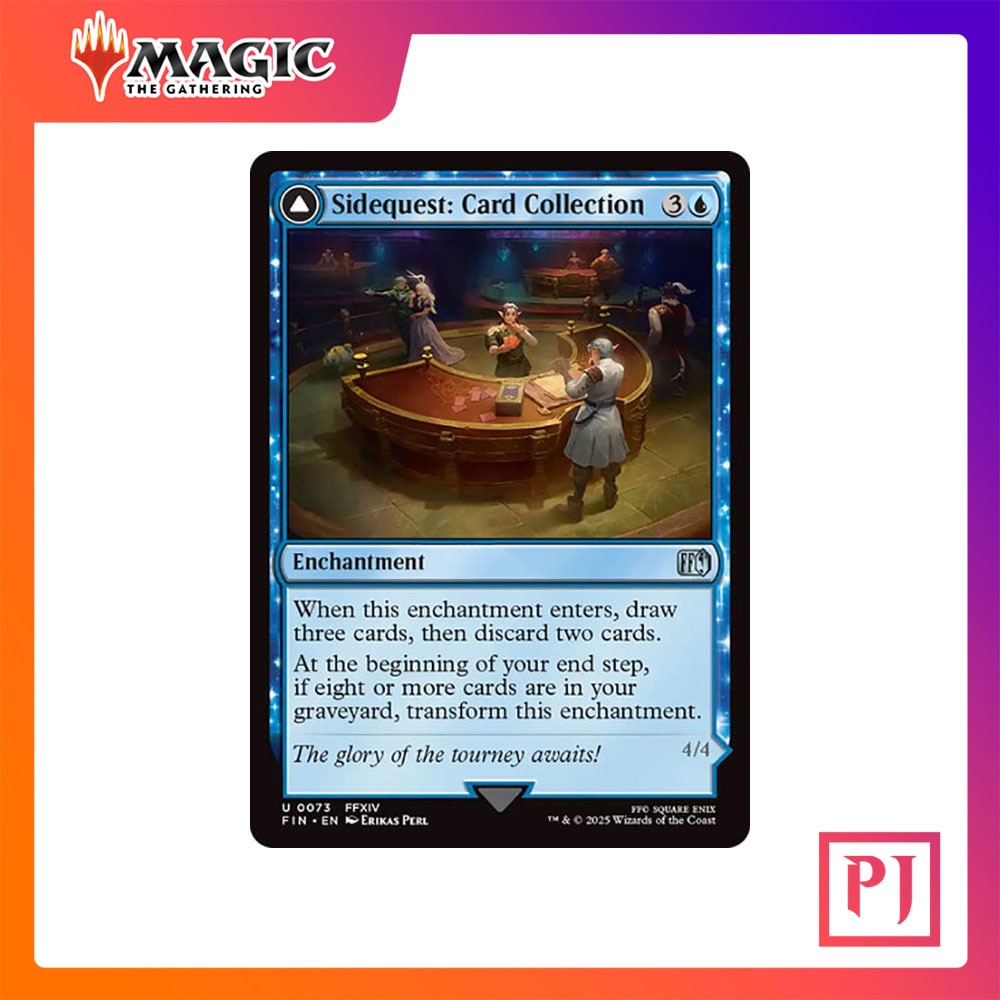 [MTG] Sidequest: Card Collection // Magicked Card [FIN] [BLUE] [UNCOM] [NORMAL] [ENG] (การ์ดเมจิค / 