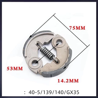 ครัช เครื่องตัดหญ้า GX35 ผ้าดำ ผ้าแดง พร้อมน็อต อะไหล่เครื่องตัดหญ้า 2-4 จังหวะ