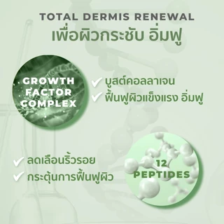HER HYNESS BIO-PEPTIDE ADVANCED YOUTH + GLOW CREAM ครีมเปปไทด์+โกรทแฟคเตอร์ ลดริ้วรอย ฝ้ากระ 30มล.