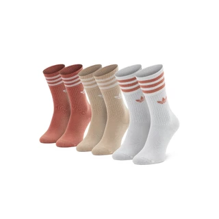 Adidas ถุงเท้า 3 คู่ Solid Crew Socks 3 Pairs H62021 HL6767 - แท้/ป้ายไทย
