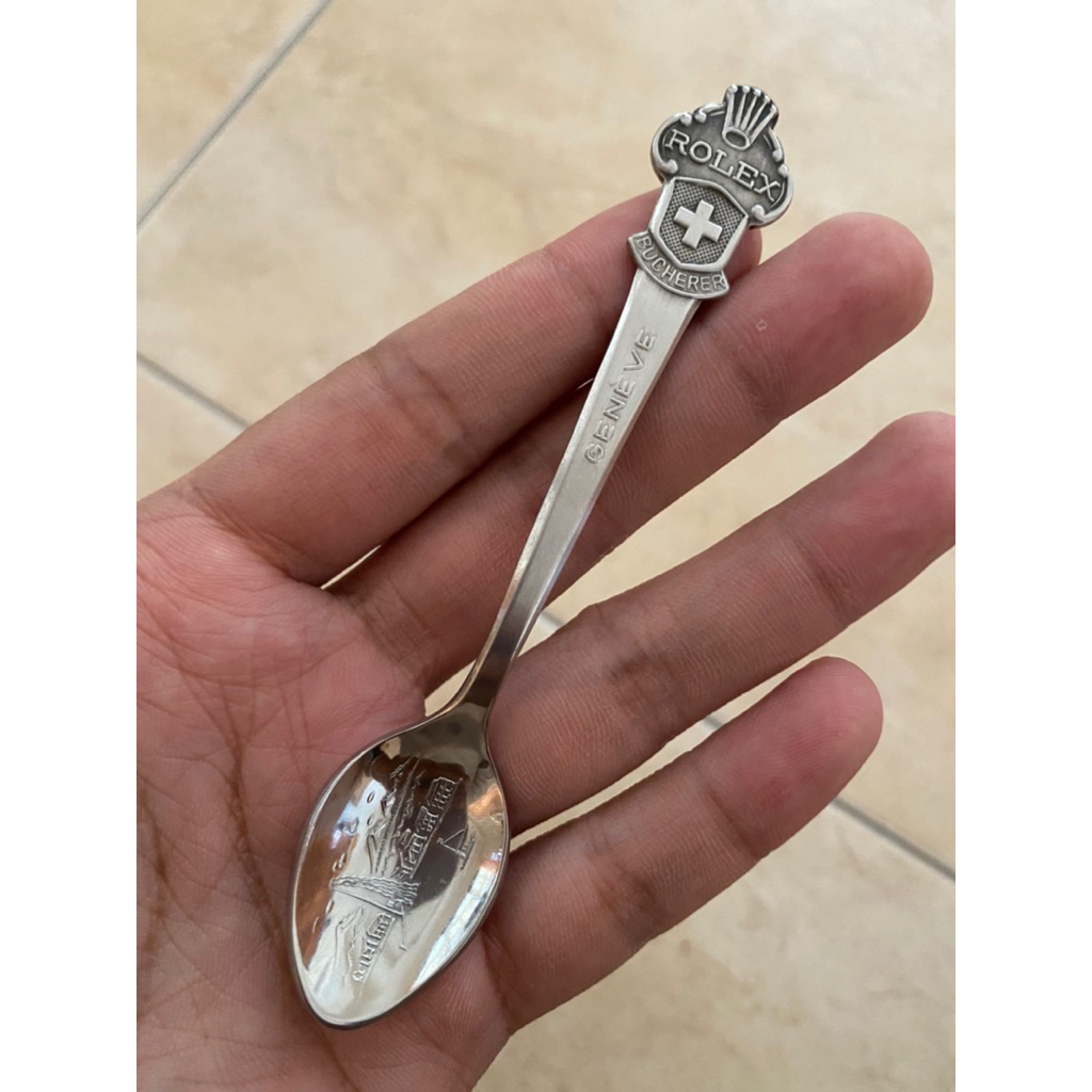 ช้อนเงิน  (มือสอง) ROLEX BUCHERER OF SWITZERLAND                 .