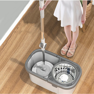 YY ไม้ถูพื้นSpinMop  ถังปั่นสแตนเลสพร้อม ไม้ม๊อบถูพื้น พร้อม…