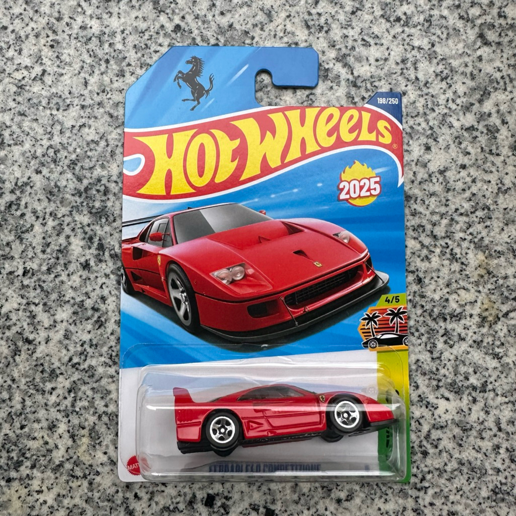 รถเหล็ก Hotwheels Ferrari F40 Competizione
