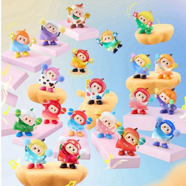 พร้อมส่ง 🌀 YOYO Tilted Head Blind Box แบบจุ่ม