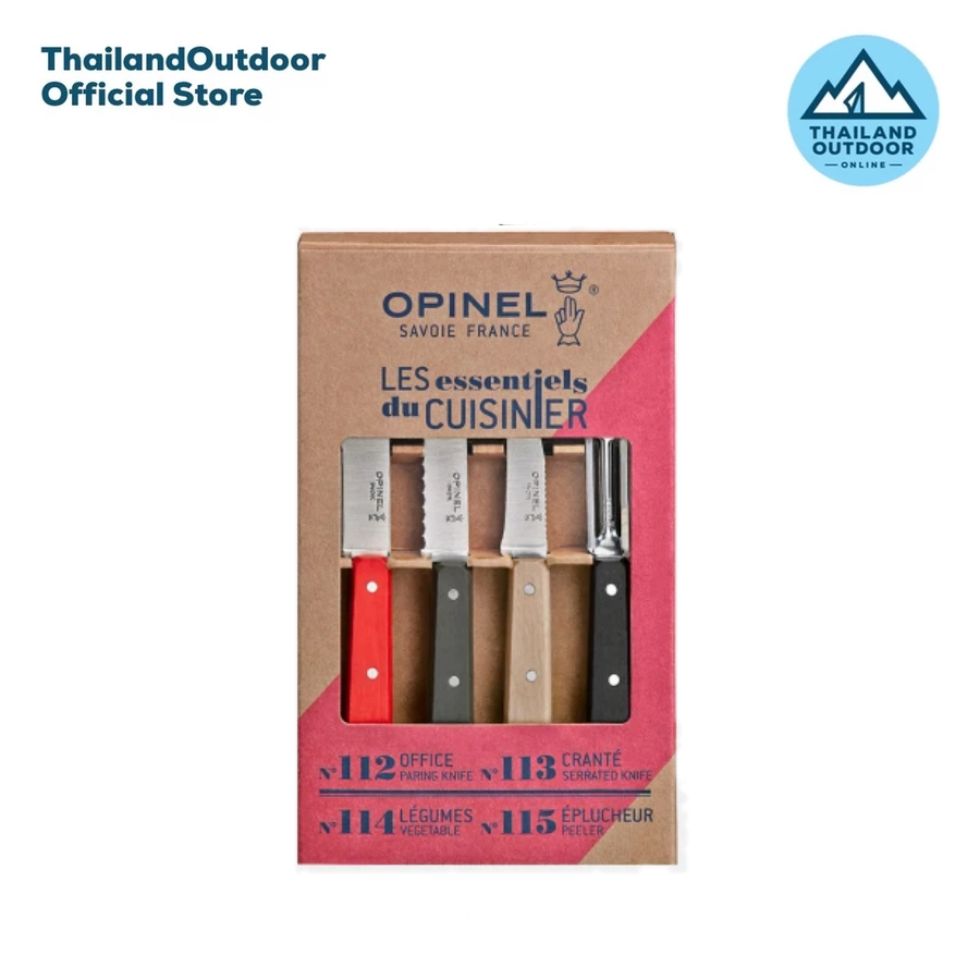 Opinel Essentials Primavera 4 Knives Box Set