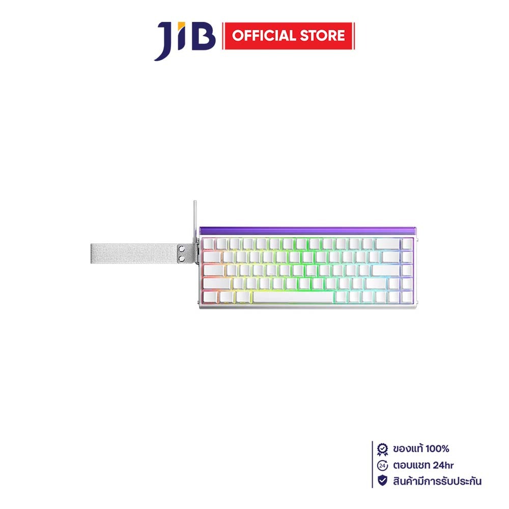 KEYBOARD (คีย์บอร์ด) AULA HERO68HE METEOR MAGNETIC SWITCH RGB - WHITE