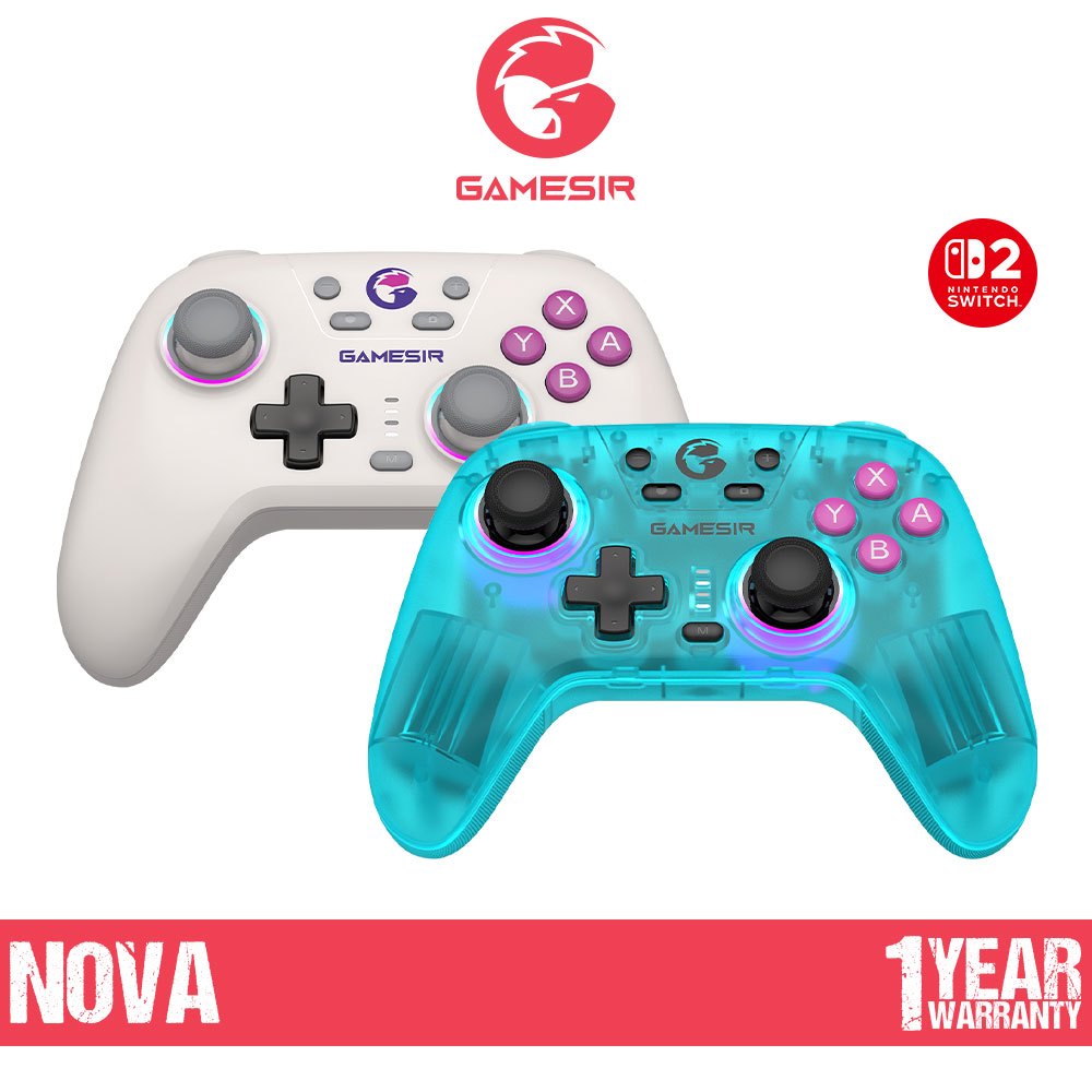 GameSir Nova HD Rumble NS Controller จอยเกมไร้สาย GameSir™ Hall Effect และเทคโนโลยี HD Rumble