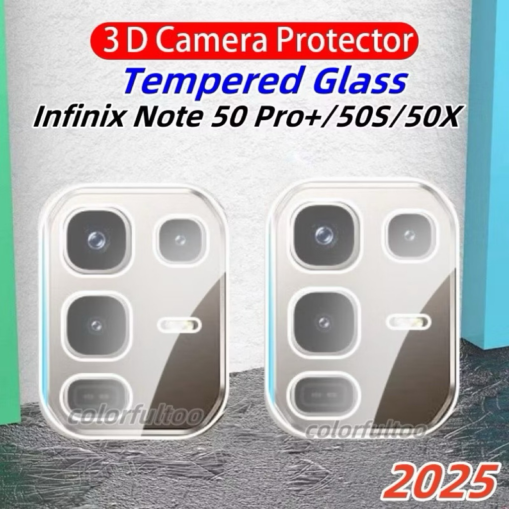 ส่งจากไทย ฟิล์มกระจกเลนส์กล้องLENS สำหรับรุ่น Infinix Note 50S 5G Note50 Note50Pro Note50Pro Plus ฟิ