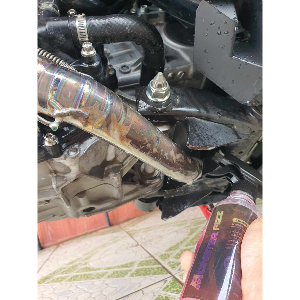 น้ำยาขจัดคราบท่อไอเสีย Monster Fizz 💜💚 250 ml. - รูปที่ 3