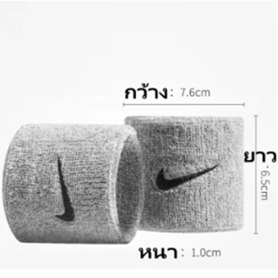 สายรัดข้อมือกีฬา สายรัดข้อมือผ้าฝ้าย ดูดซับเหงื่อ ผู้ชาย ผู้หญิง บาสเก็ตบอล วอลเลย์บอล กีฬา โยคะ วิ่ง - รูปที่ 2