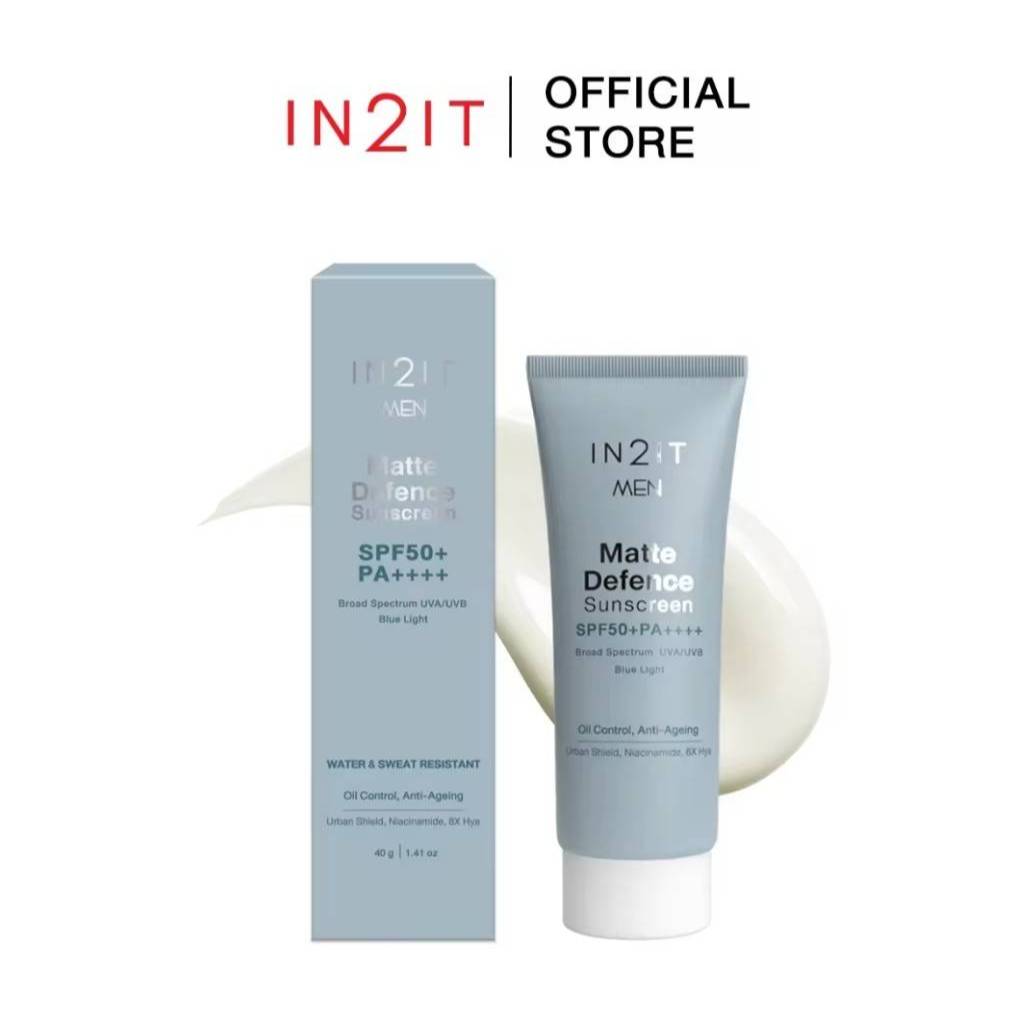 IN2IT MEN MATTE DEFENCE SUNSCREEN SPF50+ PA++++ [MMSM]